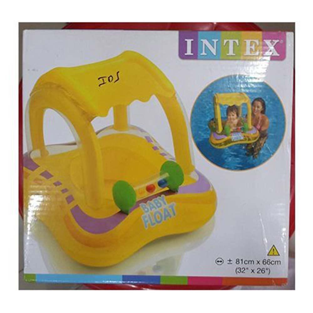 intex baby float with canopy