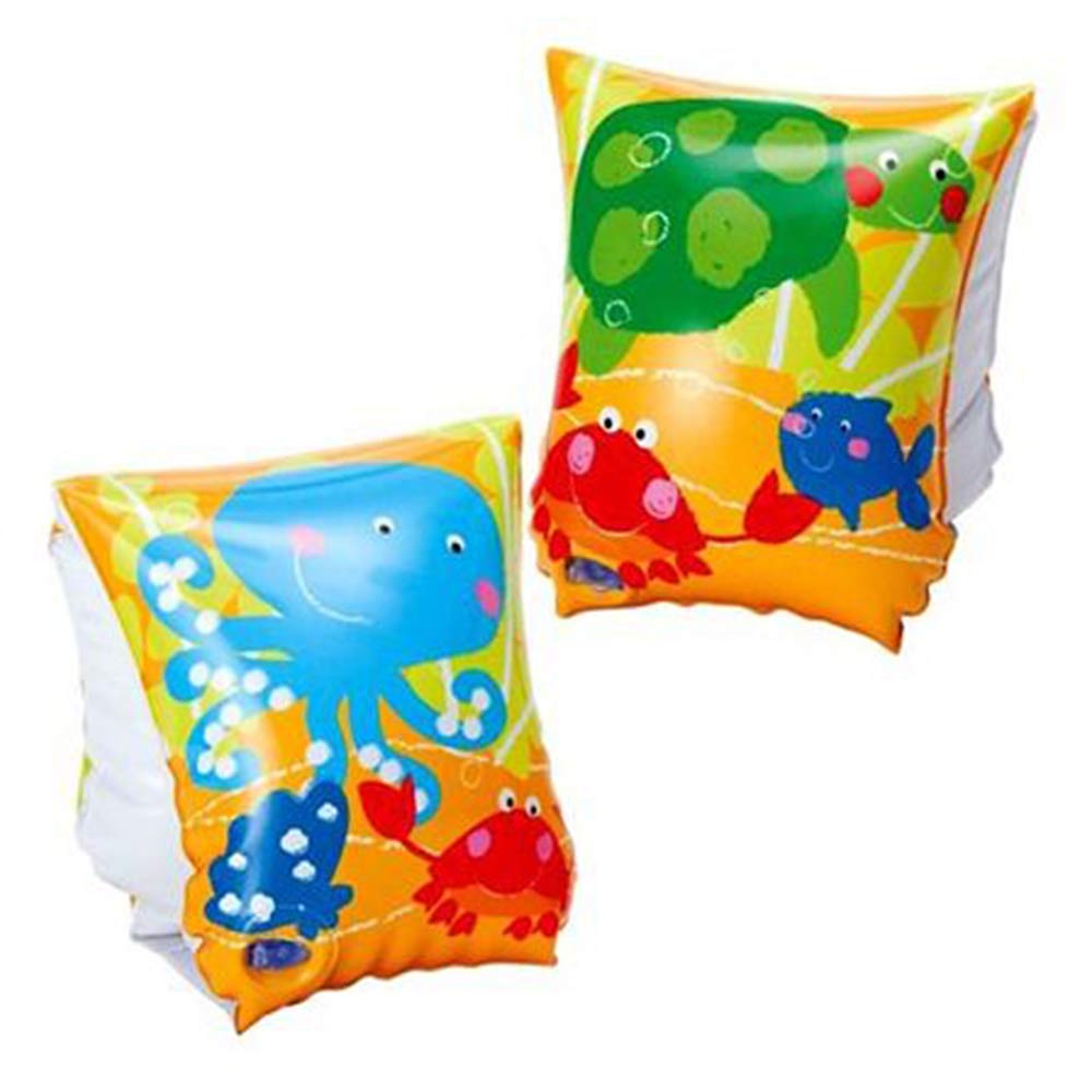 Intex Inflatable Swimming Arm Bands Fun Fish Print Set