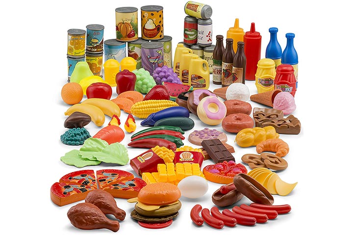 Kids Play Food Set 3 Assorted Kitchen Items Fun Toy Gift for sale online