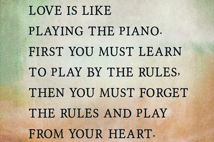 Love rules, relationship quotes