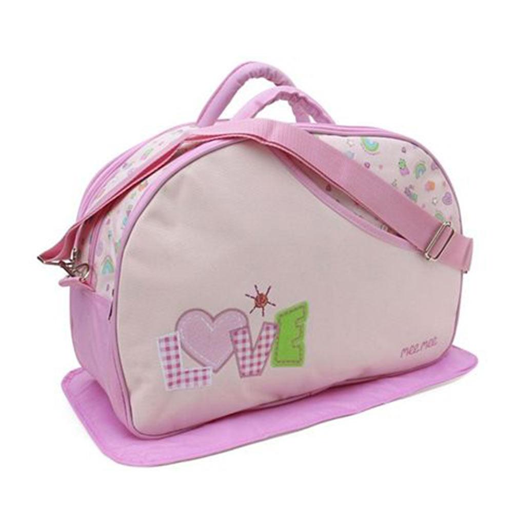 Mee Mee Nursery Bag With Changing Mat Love Print Reviews, Features, How