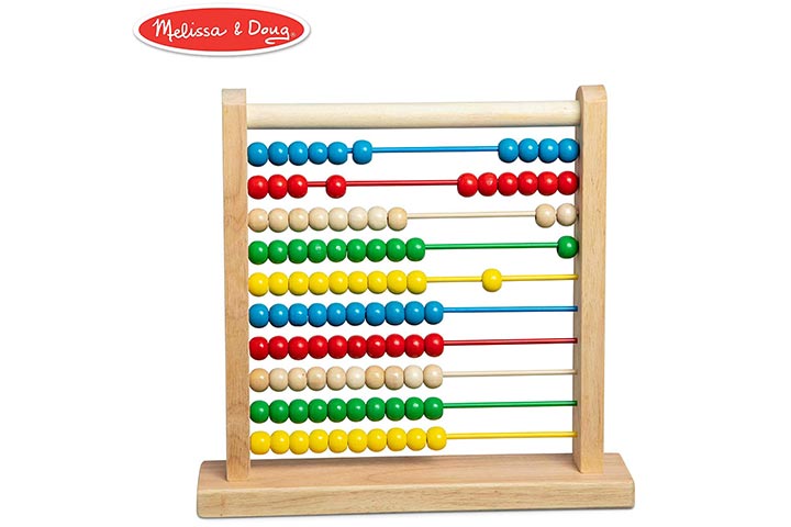 Melissa & Doug Abacus Classic Wooden Toy