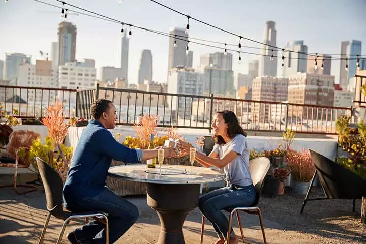 Plan a picnic on the terrace or by the lake, date night idea