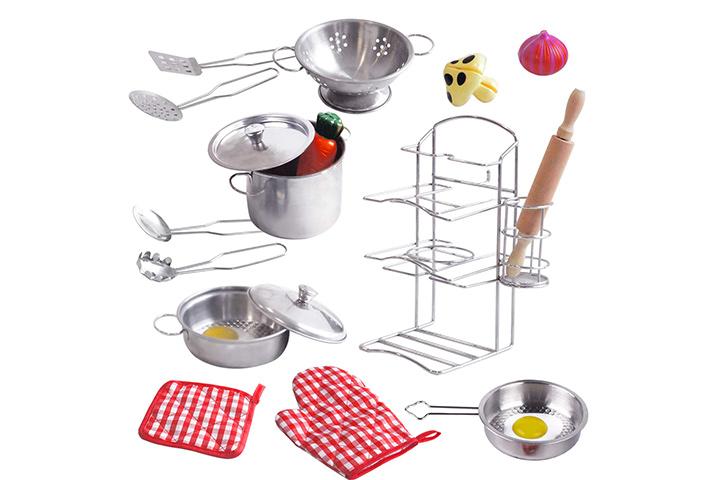 children's real cooking set