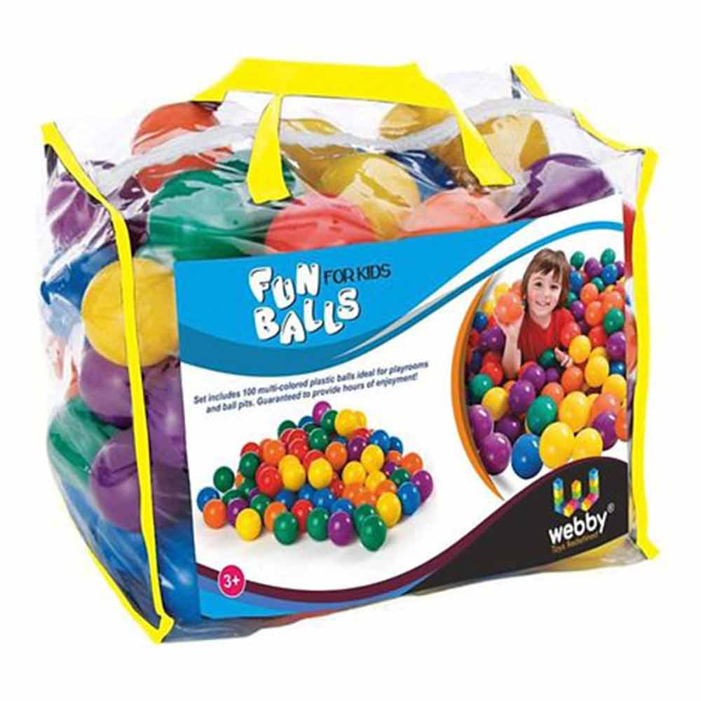 Webby Plastic Balls Set
