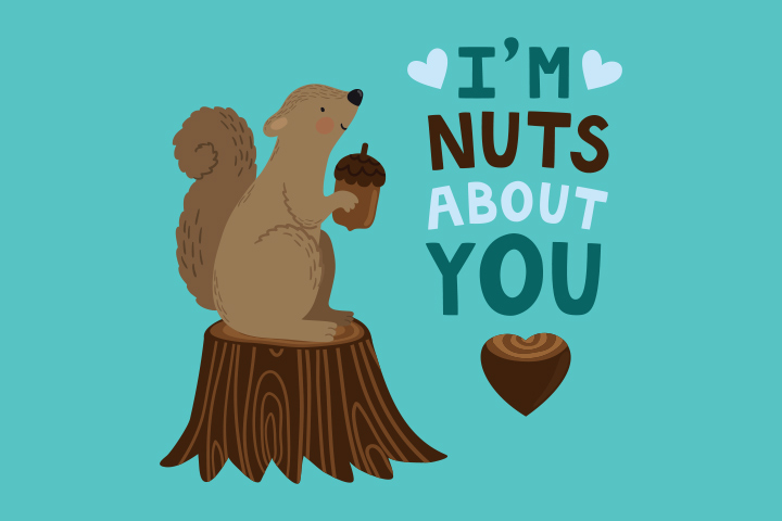 I'm nuts about you, cute relationship quotes