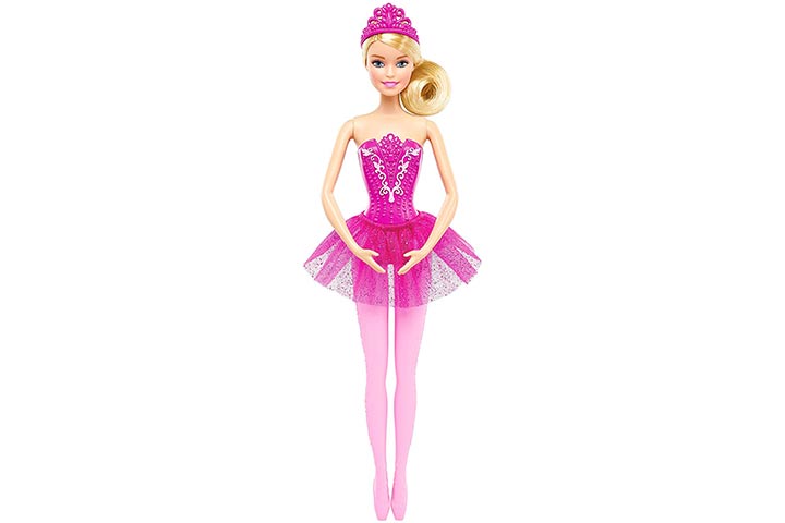 6. Barbie Fairytale Ballerina Doll, Pink