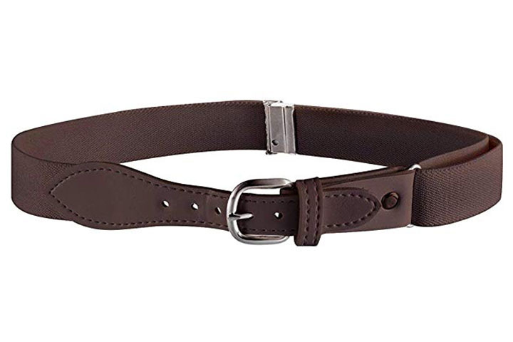 Buyless Fashion Kids Elastic Adjustable Stretch Belt with Leather Closure