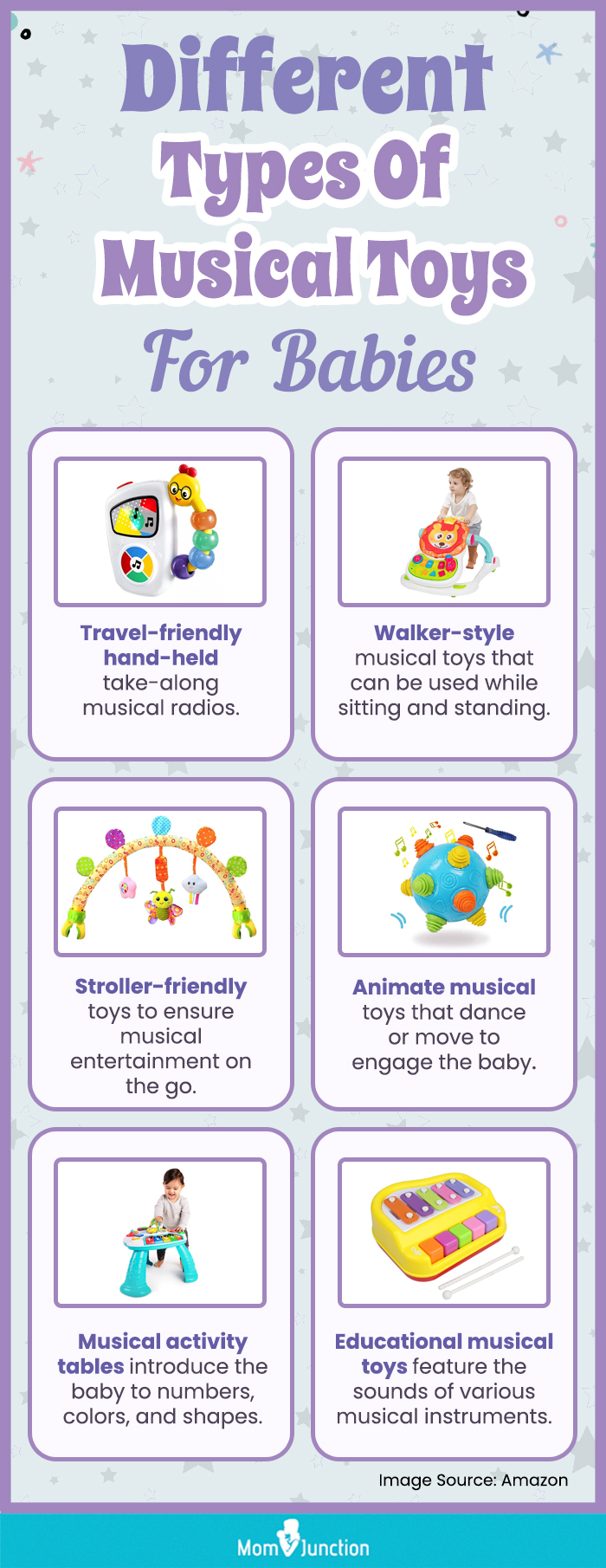 Different Types Of Musical Toys For Babies(infographic)