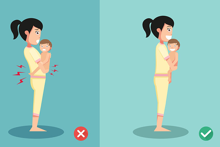 How to hold baby