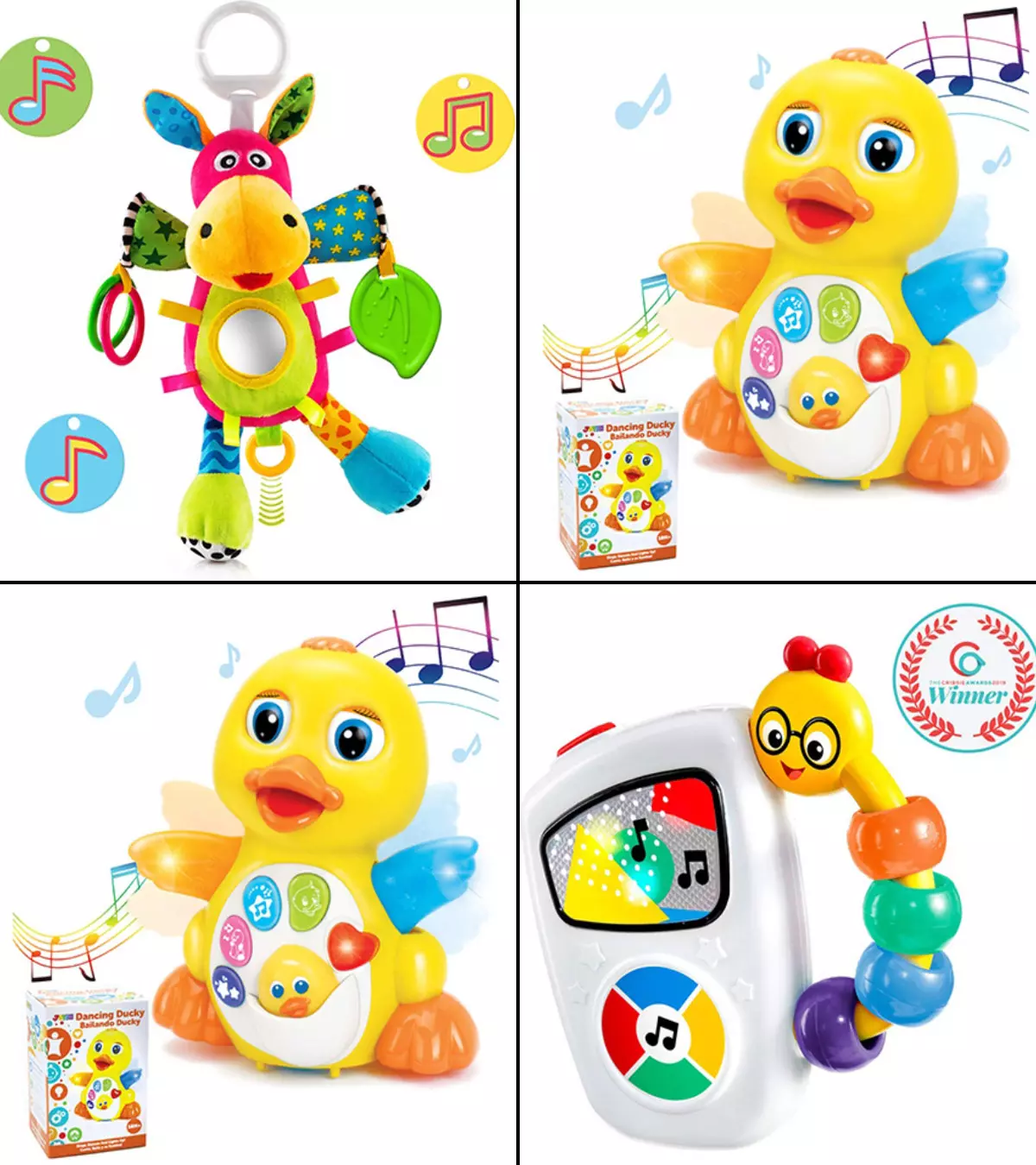 Growing up is much more fun with a multipurpose, entertaining musical toy.