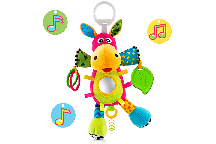 OKIKI Donkey Plush Stuffed Infant Toy