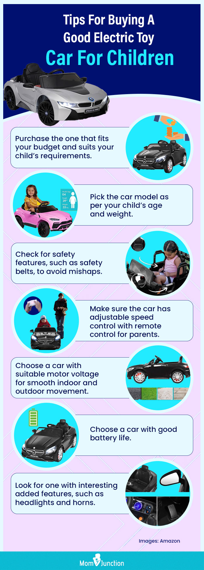 Tips For Buying A Good Electric Toy Car For Children(infographic)