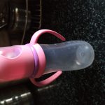 Babyhug Bubble Anti-Colic Feeding Bottle With Handles-Great anti colic feeding bottle-By disha