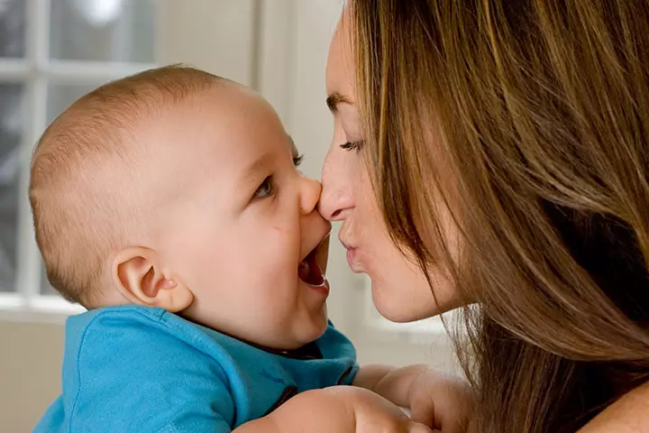 the baby's nose develops inside the womb