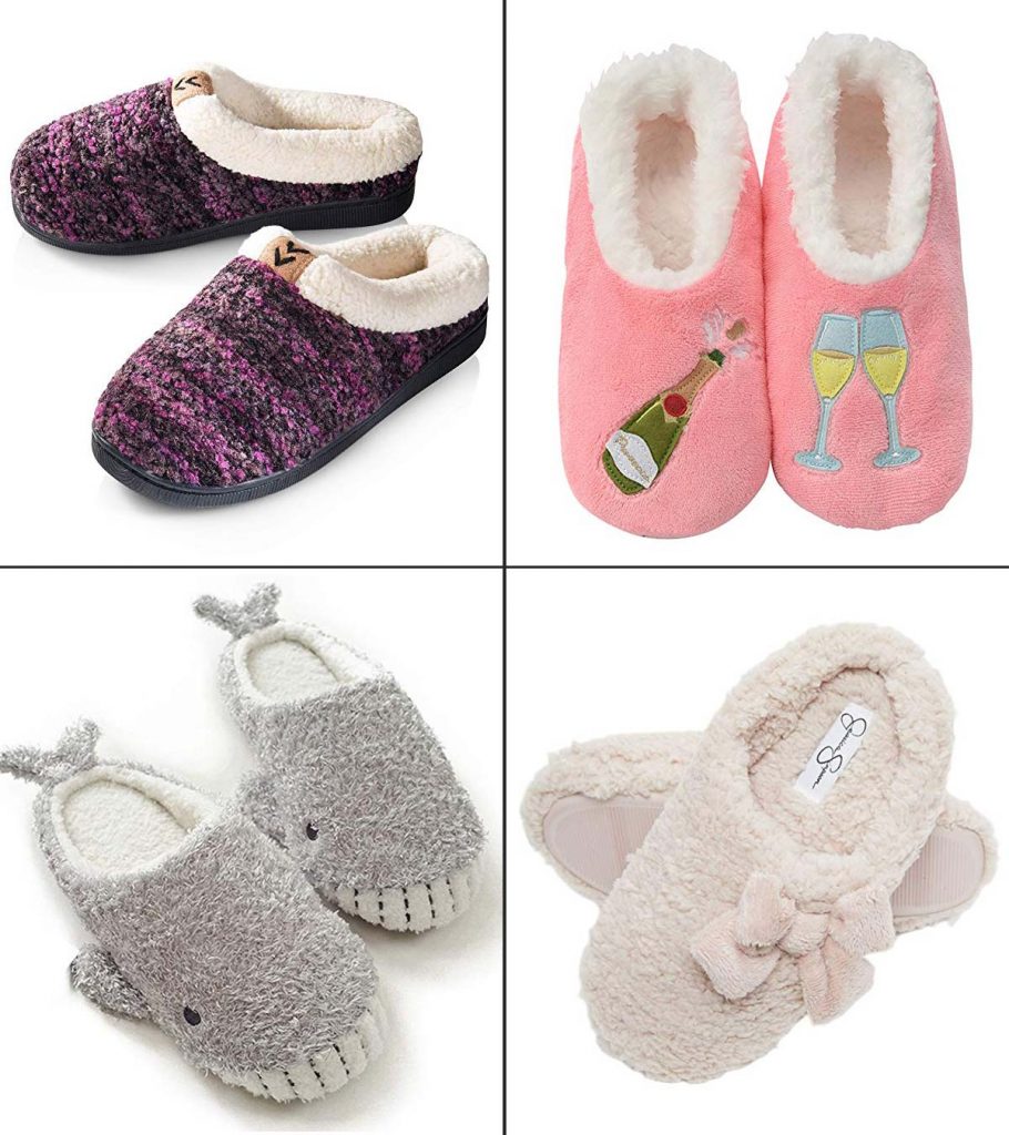 Toddler/Little Kid/Big Girls LULEX Girls Cute Soft Cotton Indoor Slippers with Loving Heart 