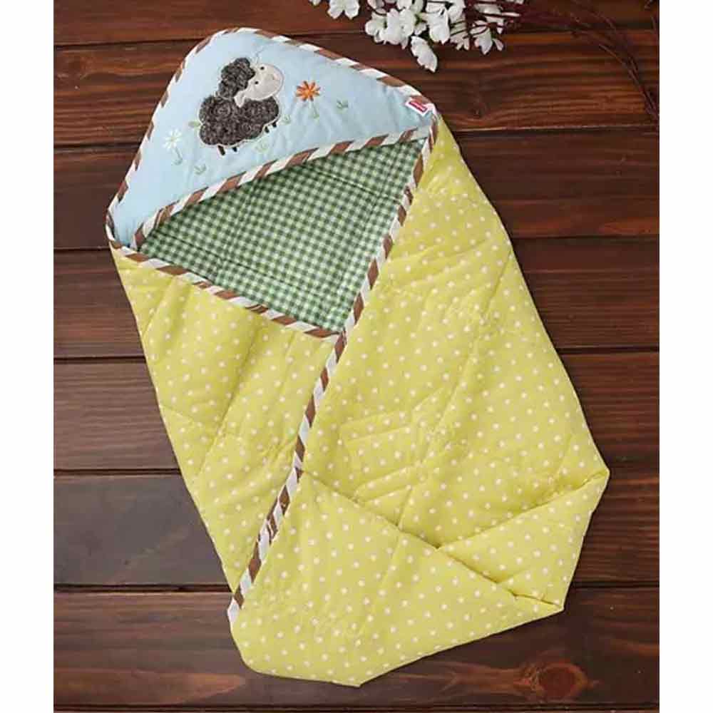 Babyhug Premium Cotton Hooded Wrapper