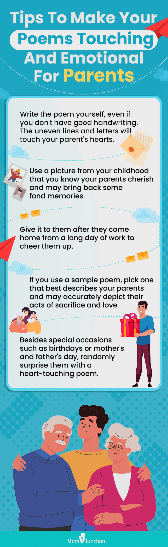 tips to make your poems touching and emotional for parents [infographic]