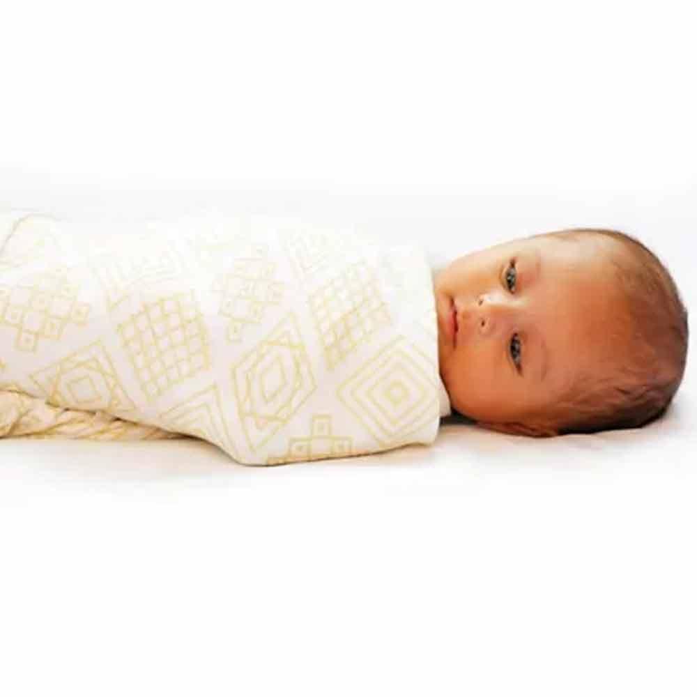Kaarpas Premium Organic Cotton Muslin Baby Wrap Swaddle Pack