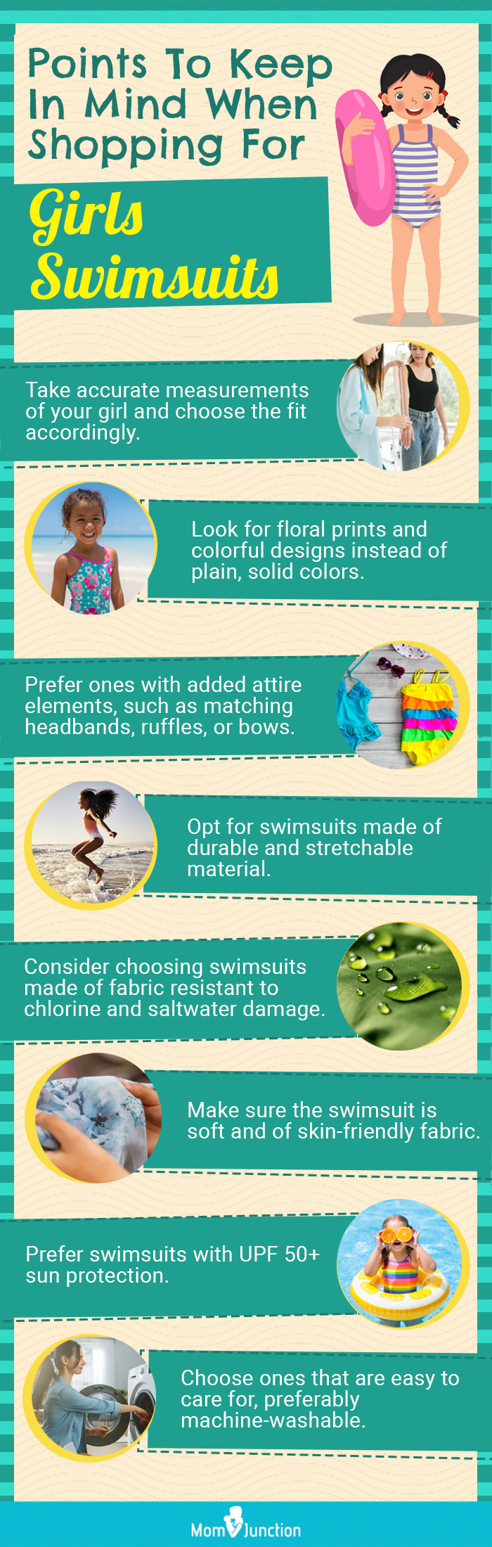Notable Points To Keep In Mind When Shopping For Girls Swimsuits (infographic)