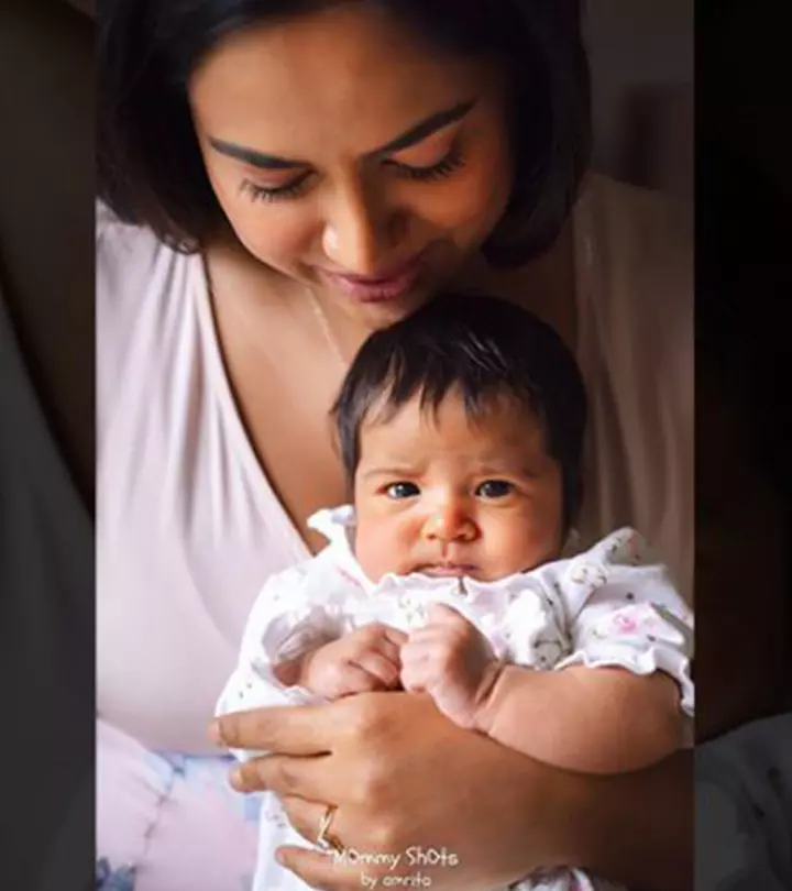 Sameera Reddy Posts A Drool-Worthy Picture With Daughter, Posts A Heartfelt Note On Girl Child
