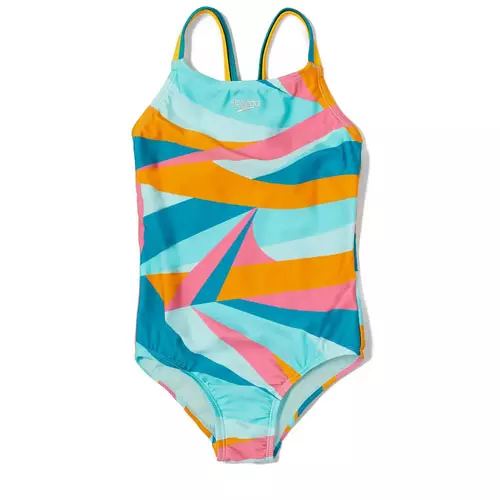 Speedo Cross-Back Multi-Straps One-Piece Swimsuit