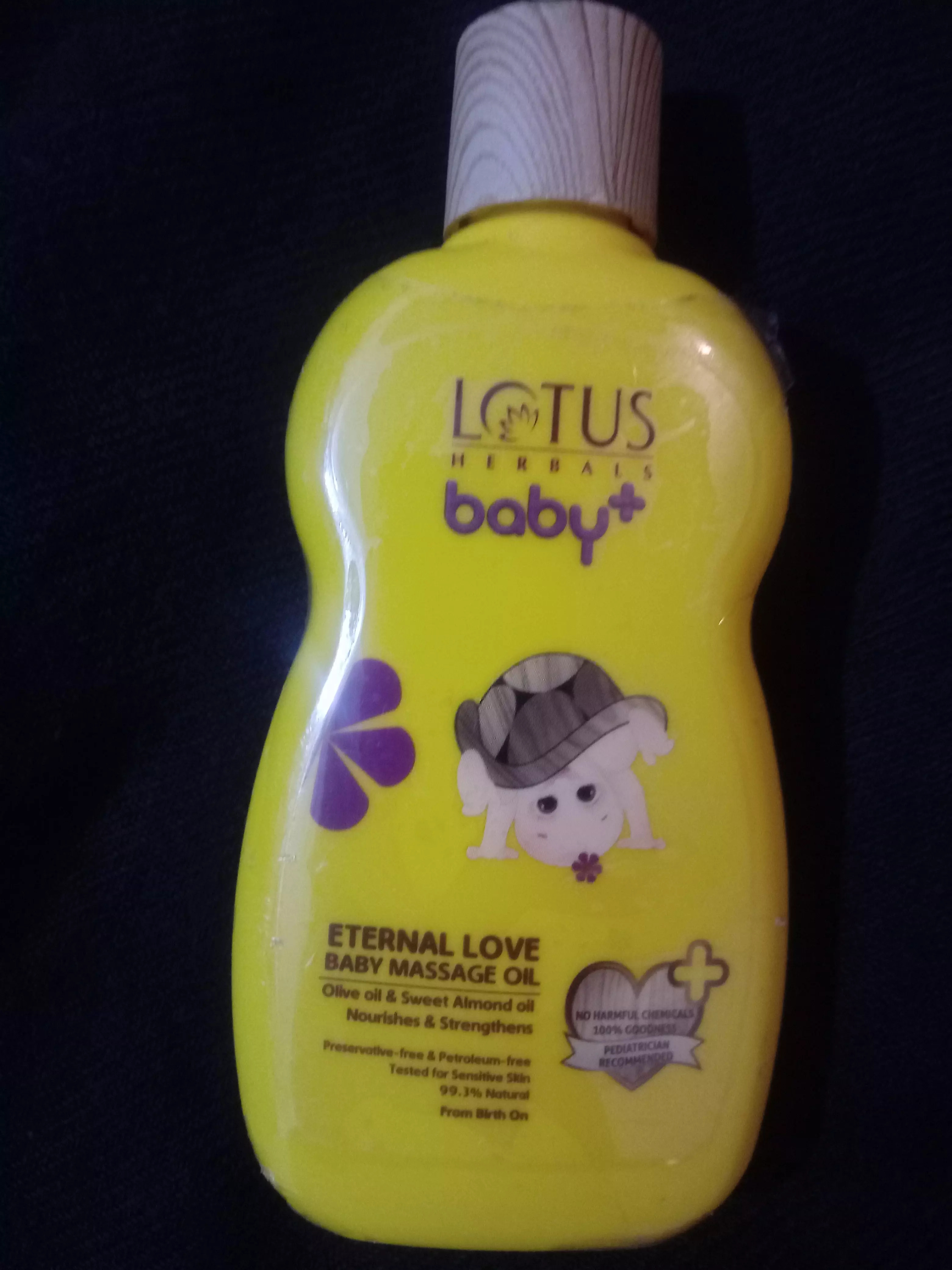 lotus baby hair oil
