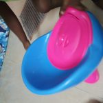 Potty Chair With Lid And High Backrest-Colourful Potty Chair with backrest-By lavanyaguna