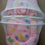 Fisher Price Baby Mattress With Mosquito Net & Pillow-Well cushioned-By sammiya