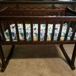 Babyhug Ionia wooden cradle with mosquito net-Stylish baby cradle-By jayasree0806