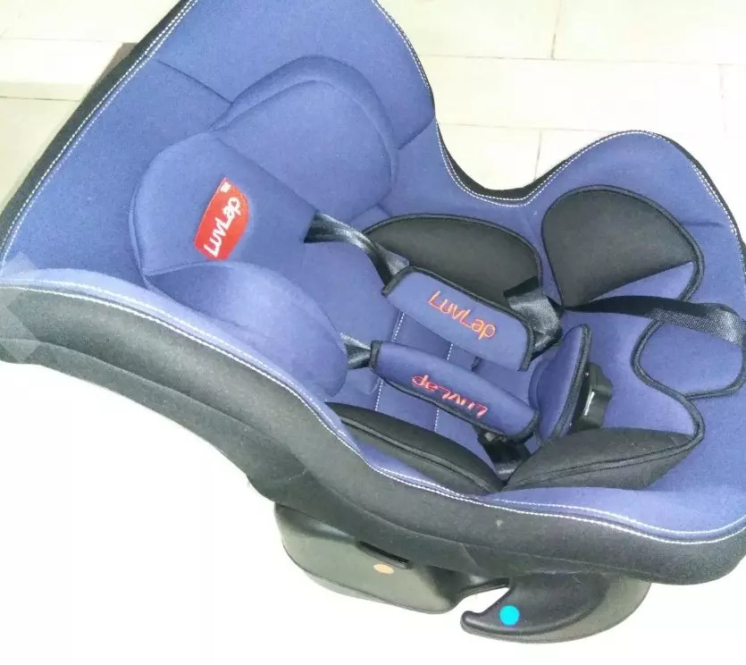 LuvLap Infant Baby Car Seat Cum Carry Cot And Rocker With Canopy