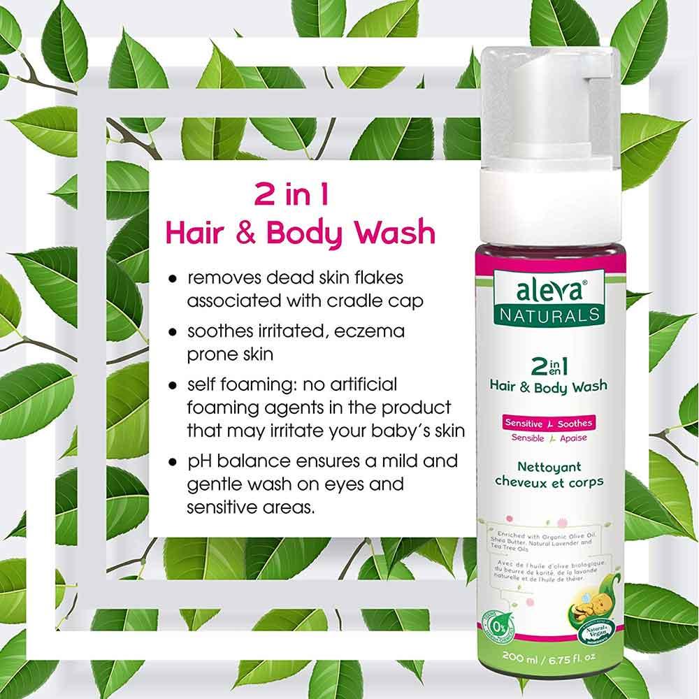 Aleva Naturals 2 in 1 Hair and Body Wash Reviews, Ingredients, Benefits How to use It?
