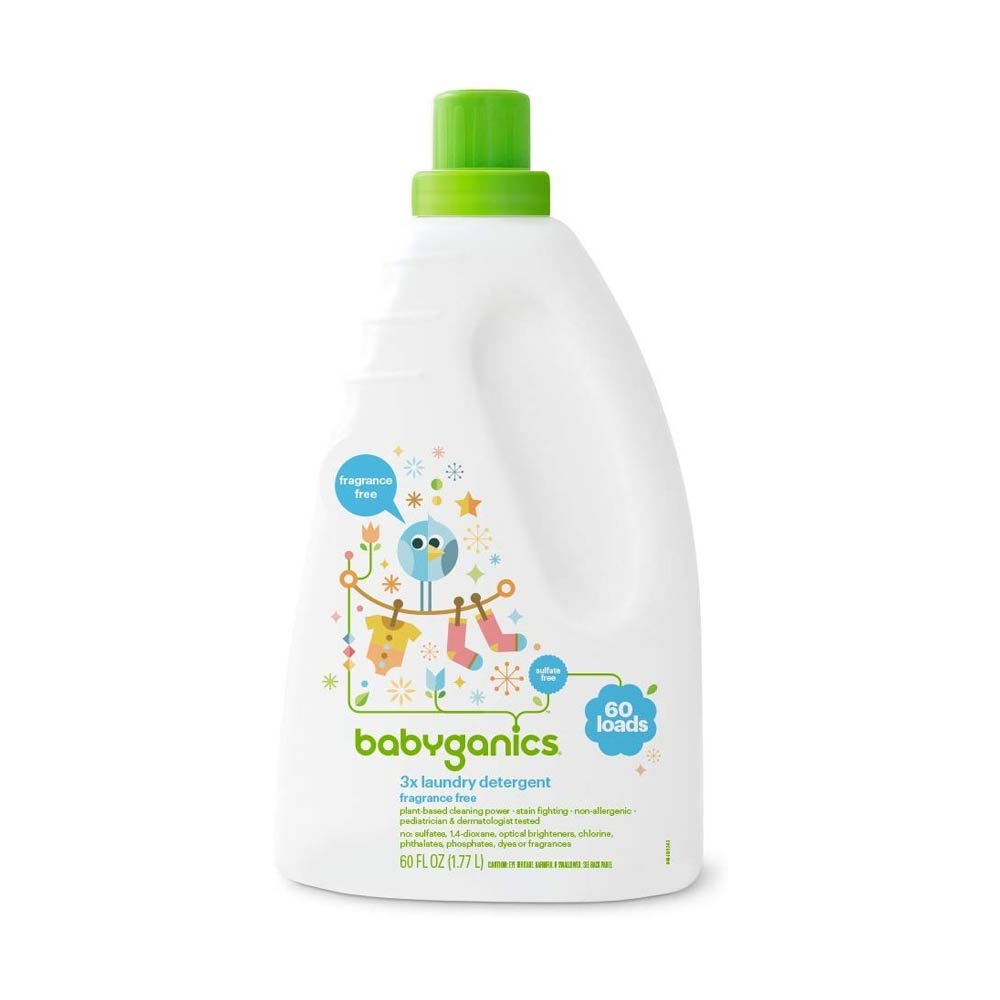 Babyganics Baby Laundry Detergent Fragrance Free