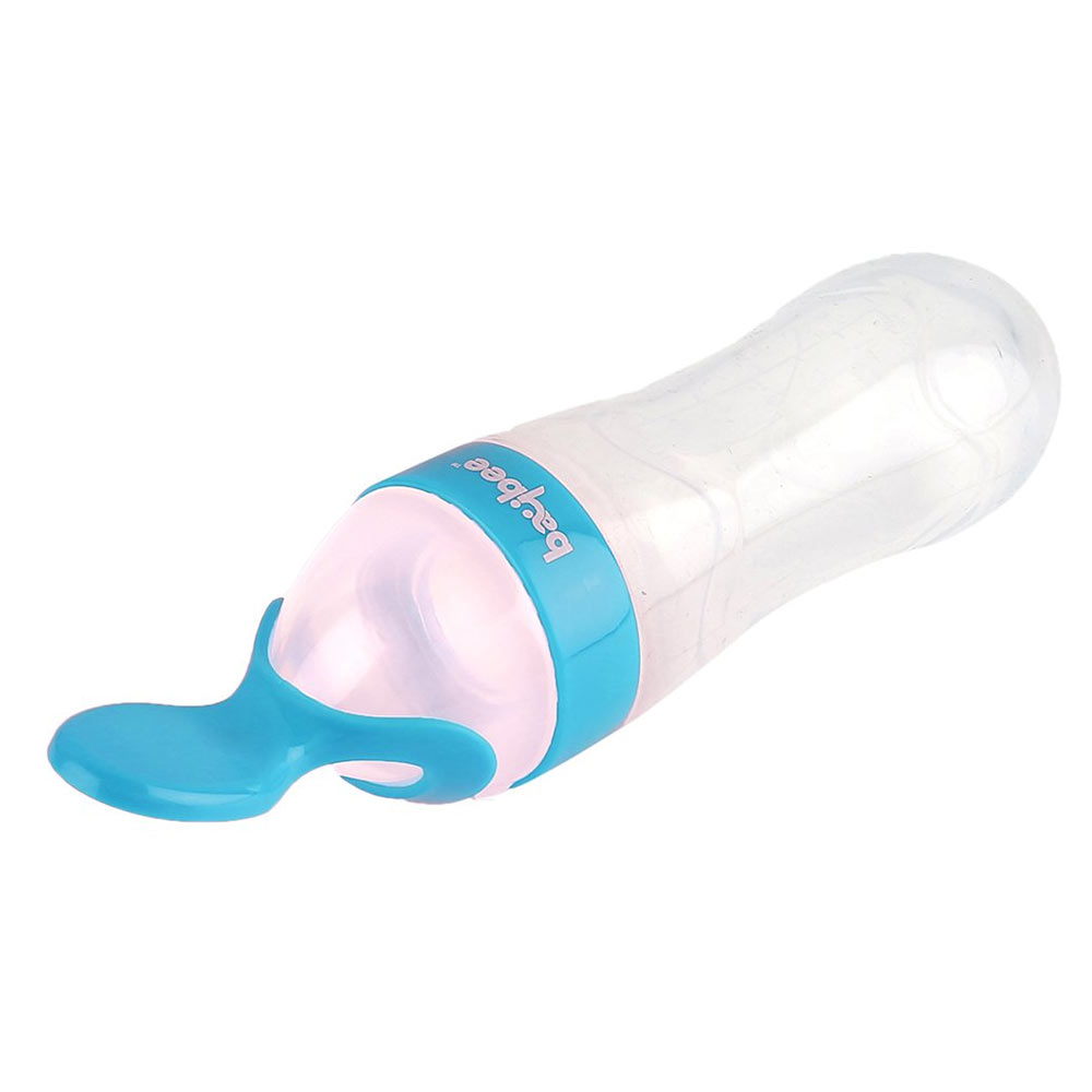 Baybee Silicone Squeeze Food Feeder With Spoon