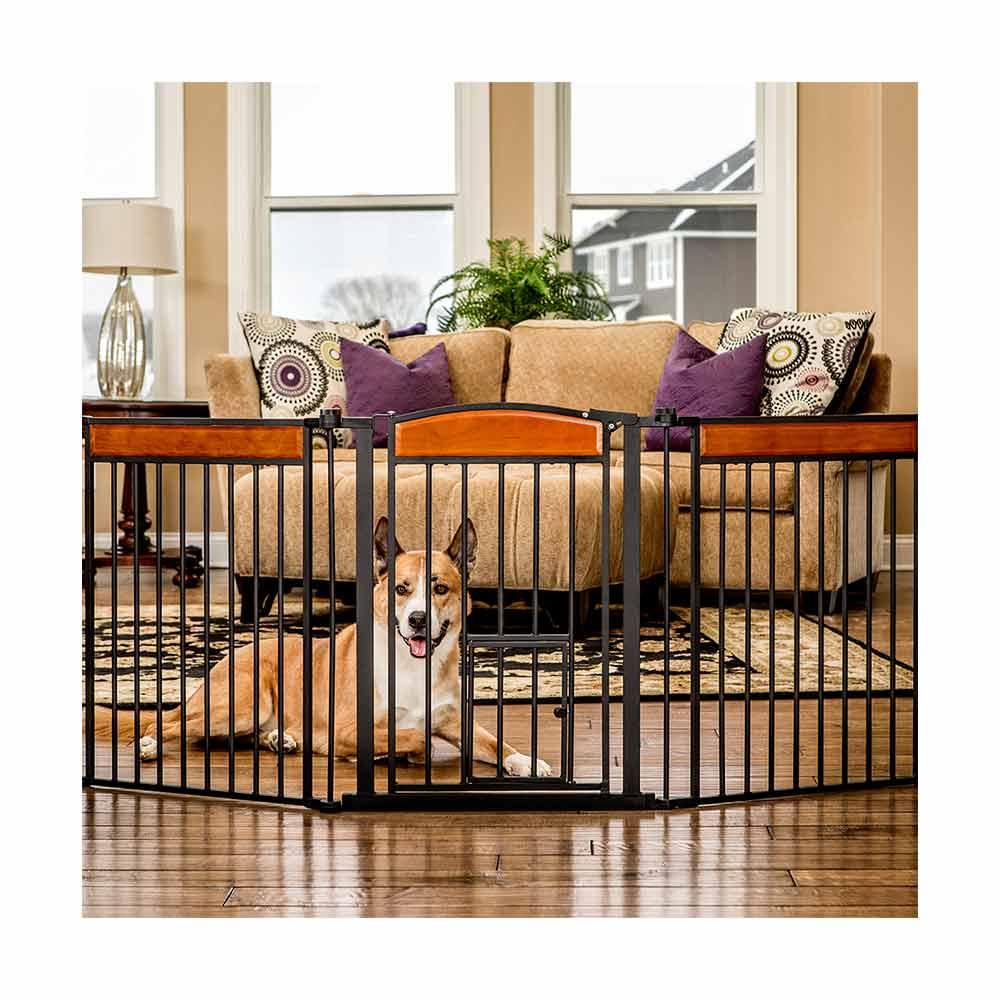 Carlson Pet DS Design Paw 3 Panel Wooden Gate Reviews, Features, Price