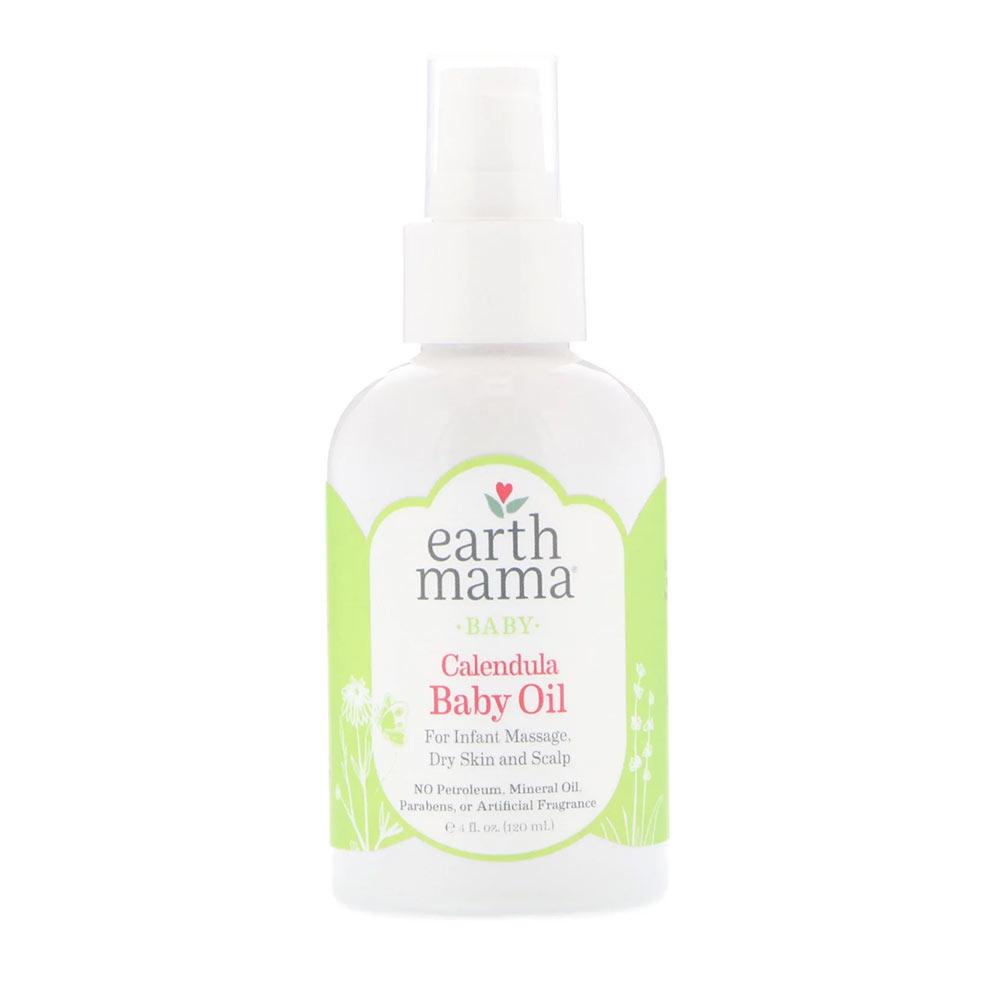 Earth Mama Calendula Baby Oil for Infant Massage Reviews, Ingredients, Benefits How to use It?