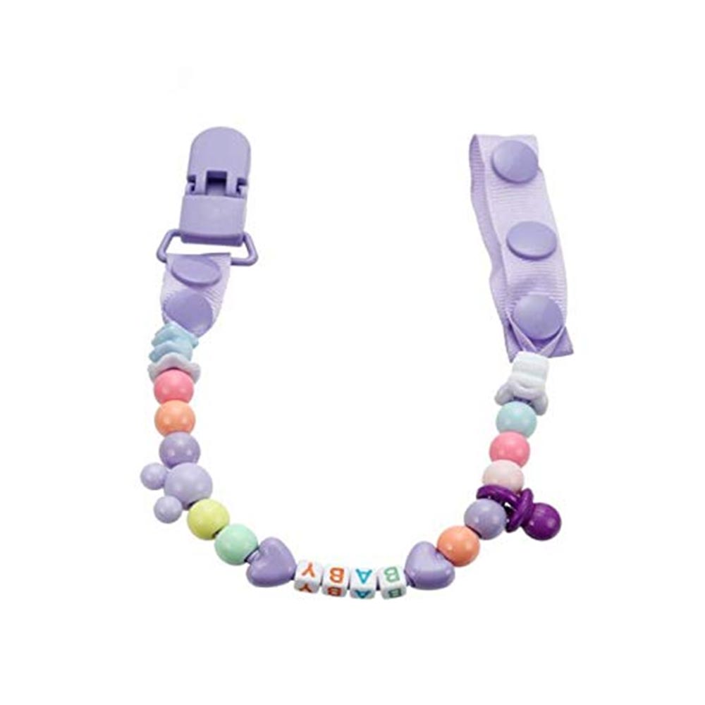 Ewinever  Baby Pacifier Clips with Teether Chain Holders