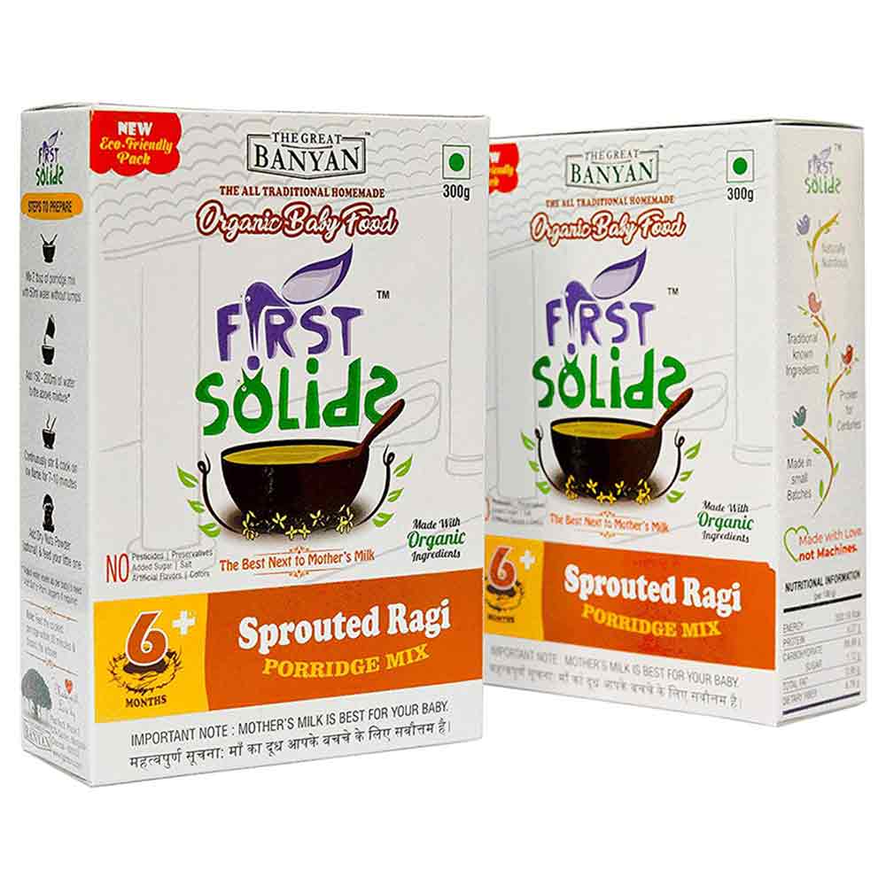 First Solids Organic Sprouted Ragi Cereal