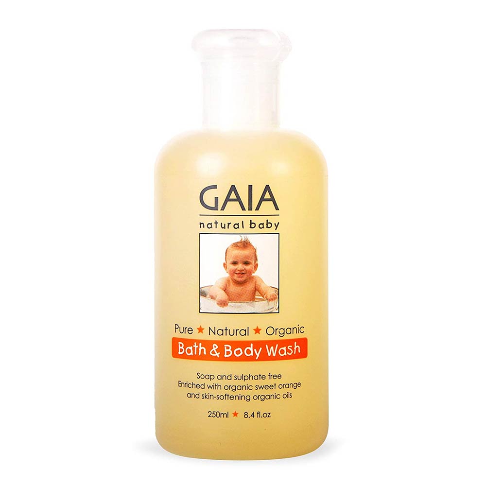 Gaia Natural Baby Bath And Body Wash Reviews Ingredients Benefits How To Use It