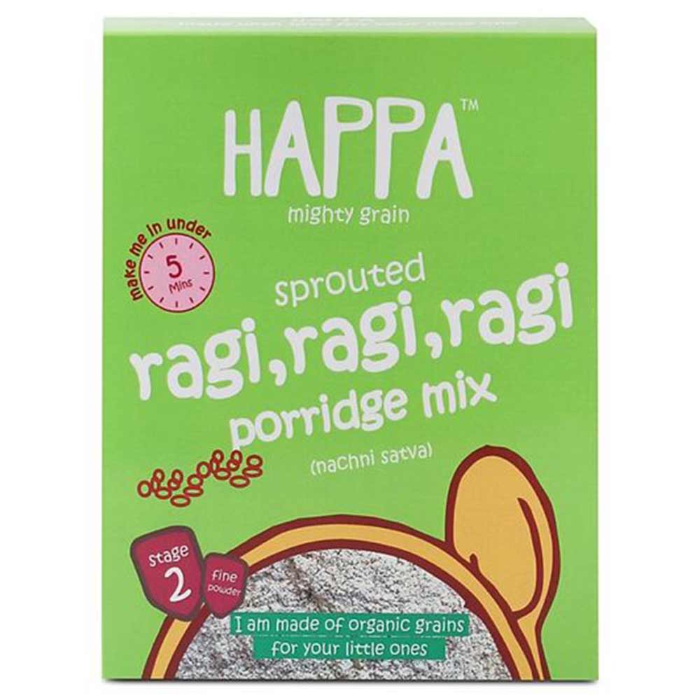 Happa Mighty Grain Sprouted Ragi & Cardamom Porridge Mix