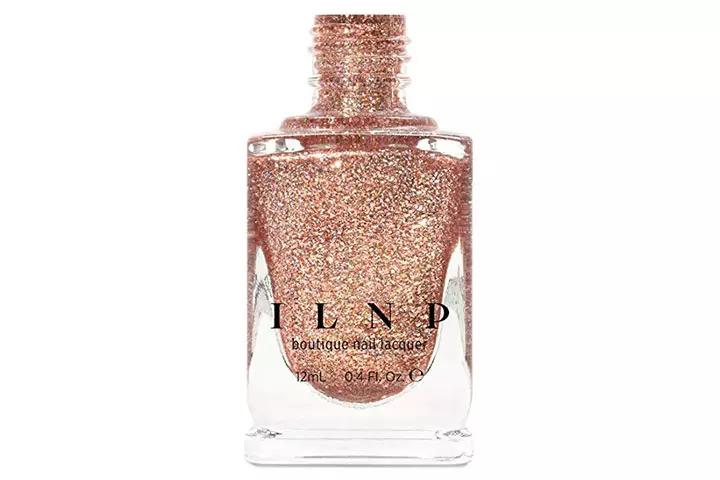 5. ILNP Juliette Holographic Nail Polish - Rose Gold - wide 5