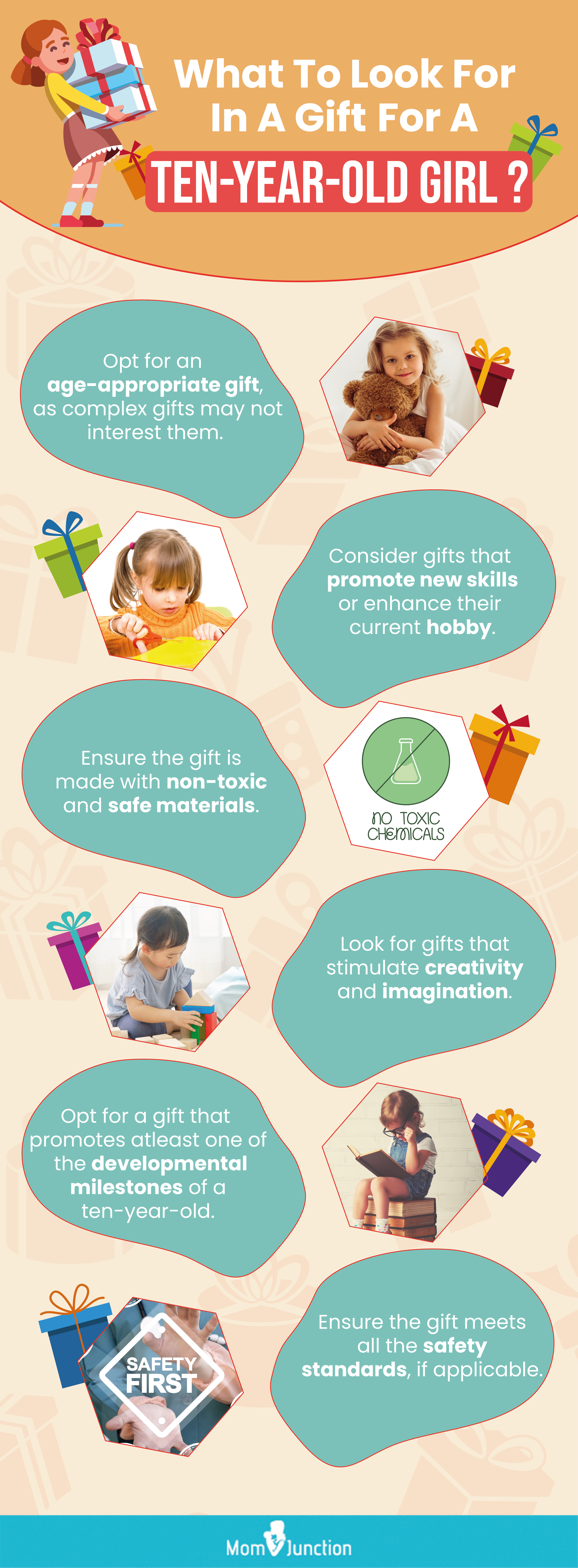 What To Look For In A Gift For A Ten-YearOld Girl (infographic)