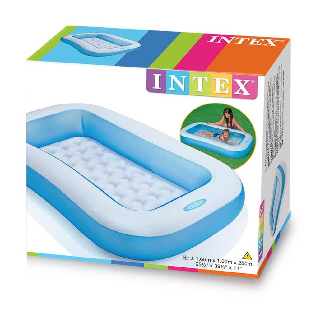 intex rectangular blow up pool