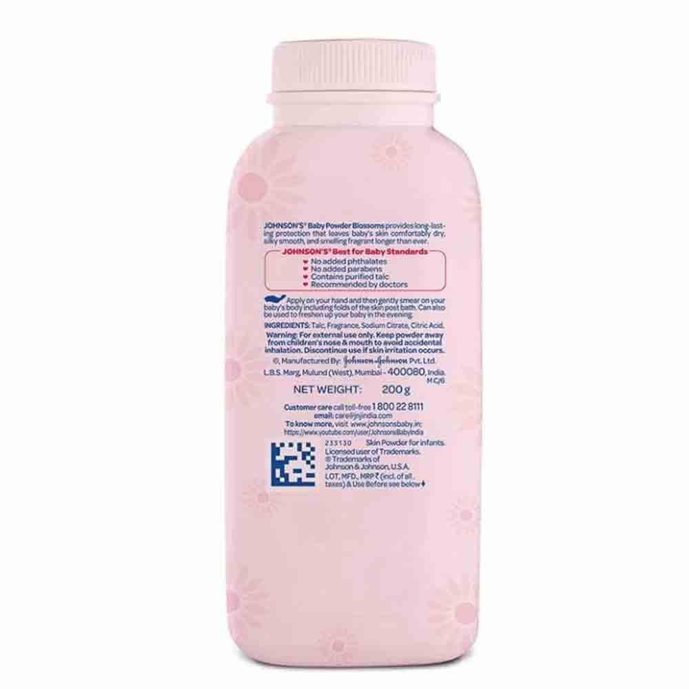 texture odor and color of johnson baby powder