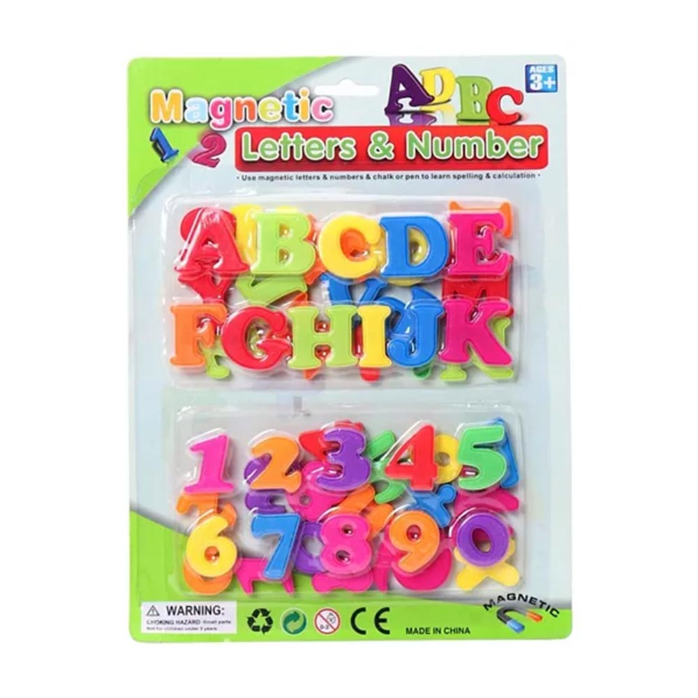 Magnetic Letters & Numbers - MomJunction