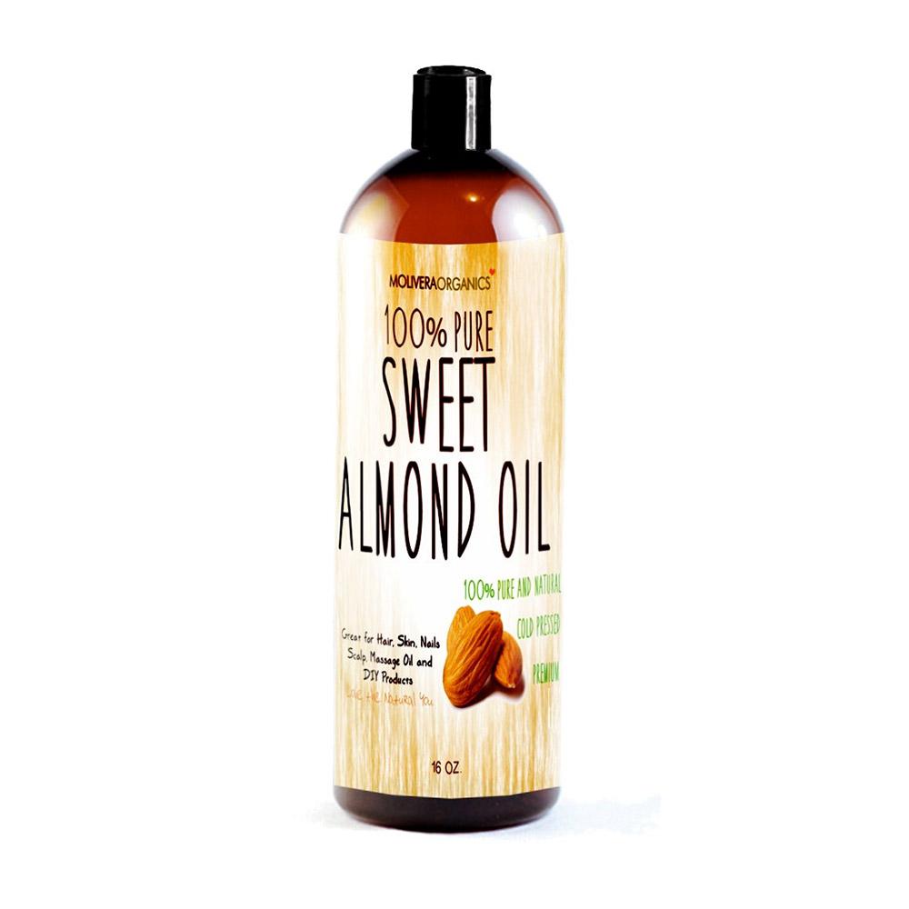 Molivera Organics Sweet Almond Oil Momjunction