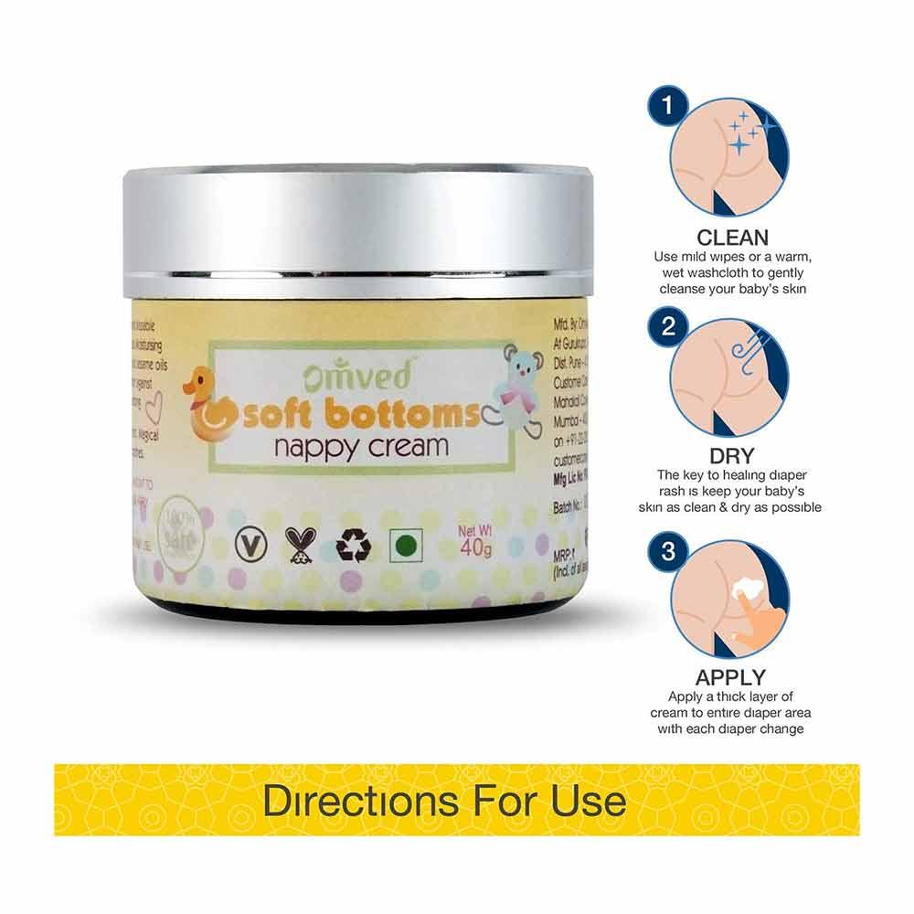 Omved Soft Bottoms Nappy Cream Reviews, Features, How to use, Price