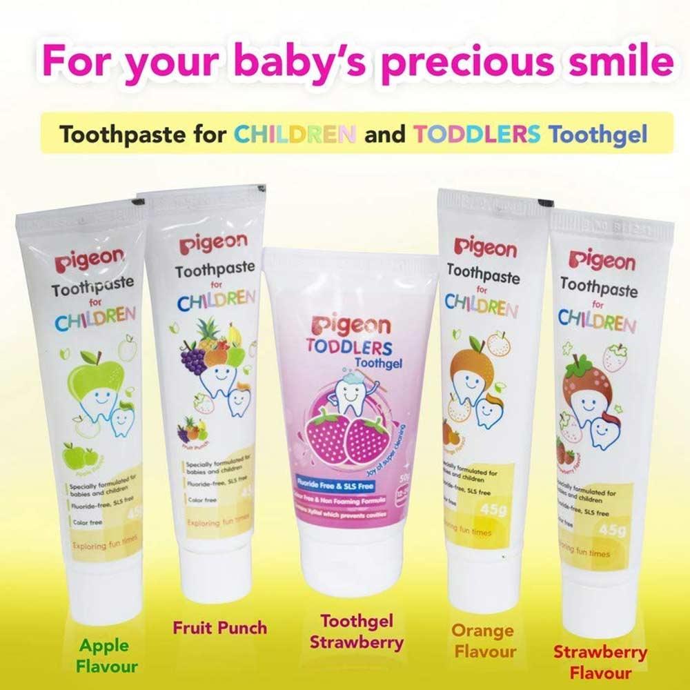 Pigeon Toothpaste For Children (Strawberry Flavor) Reviews, Ingredients
