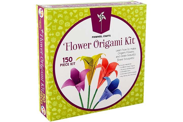 Pinwheel Crafts Kids Origami Paper Folding Kit