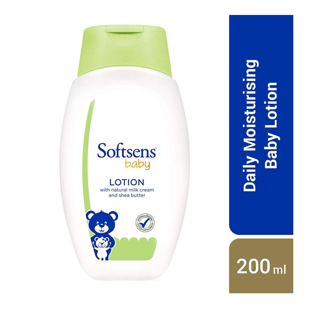 Softsens Baby Lotion with Shea Butter Reviews, Ingredients, Benefits